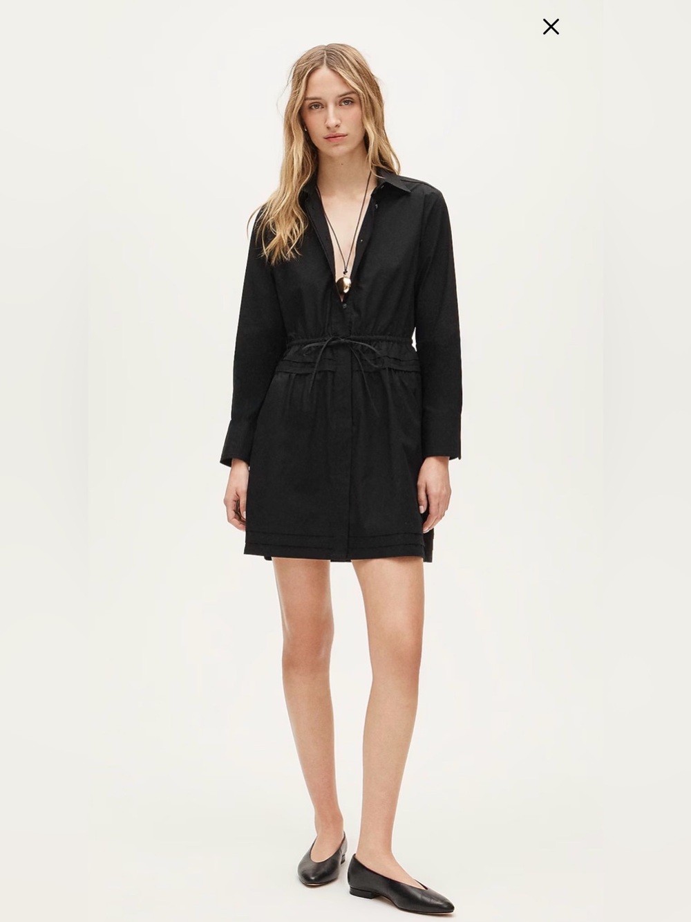 J. Crew Elena Mini Shirt-dress